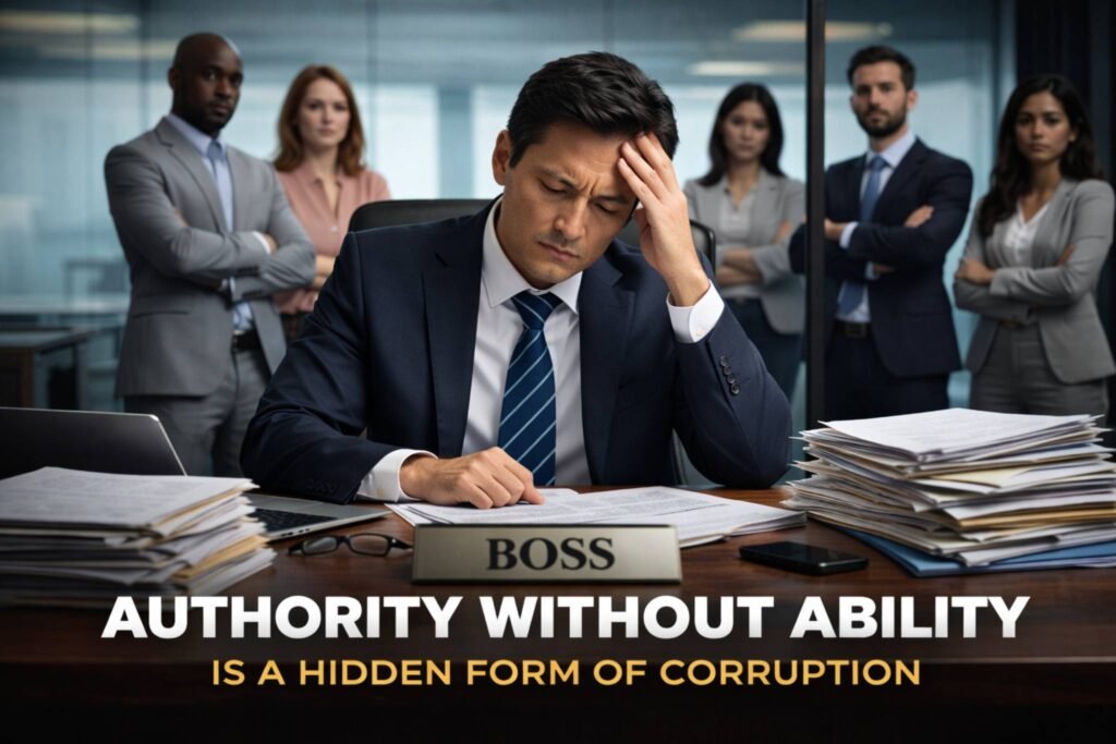 Authority Without Ability Is a Hidden Form of Corruption