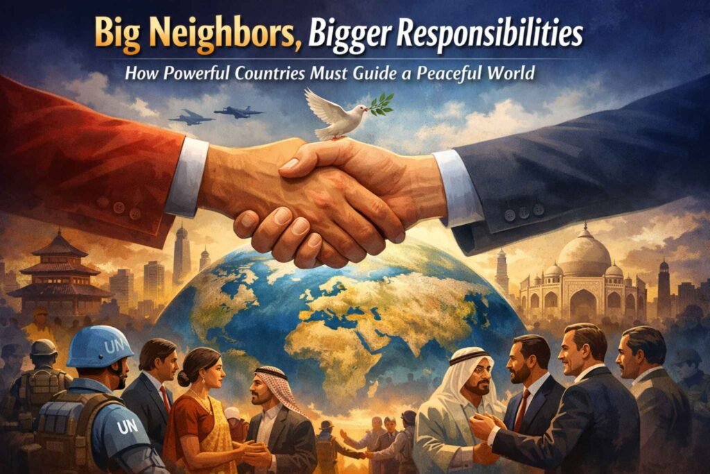 Big Neighbors, Bigger Responsibilities: Powerful Countries Must Guide a Peaceful World