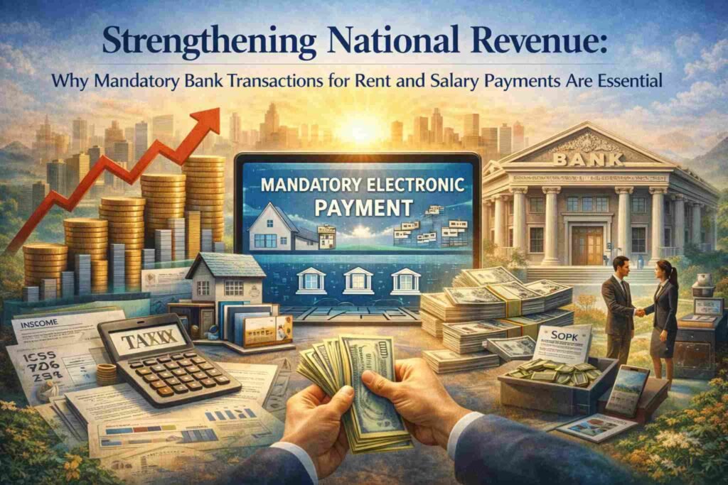 Strengthening National Tax Revenue: Why Mandatory Bank Transactions for Rent and Salary Payments Are Essential