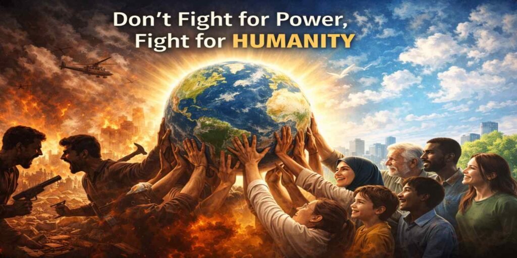 Don’t Fight for Power, Fight for Humanity